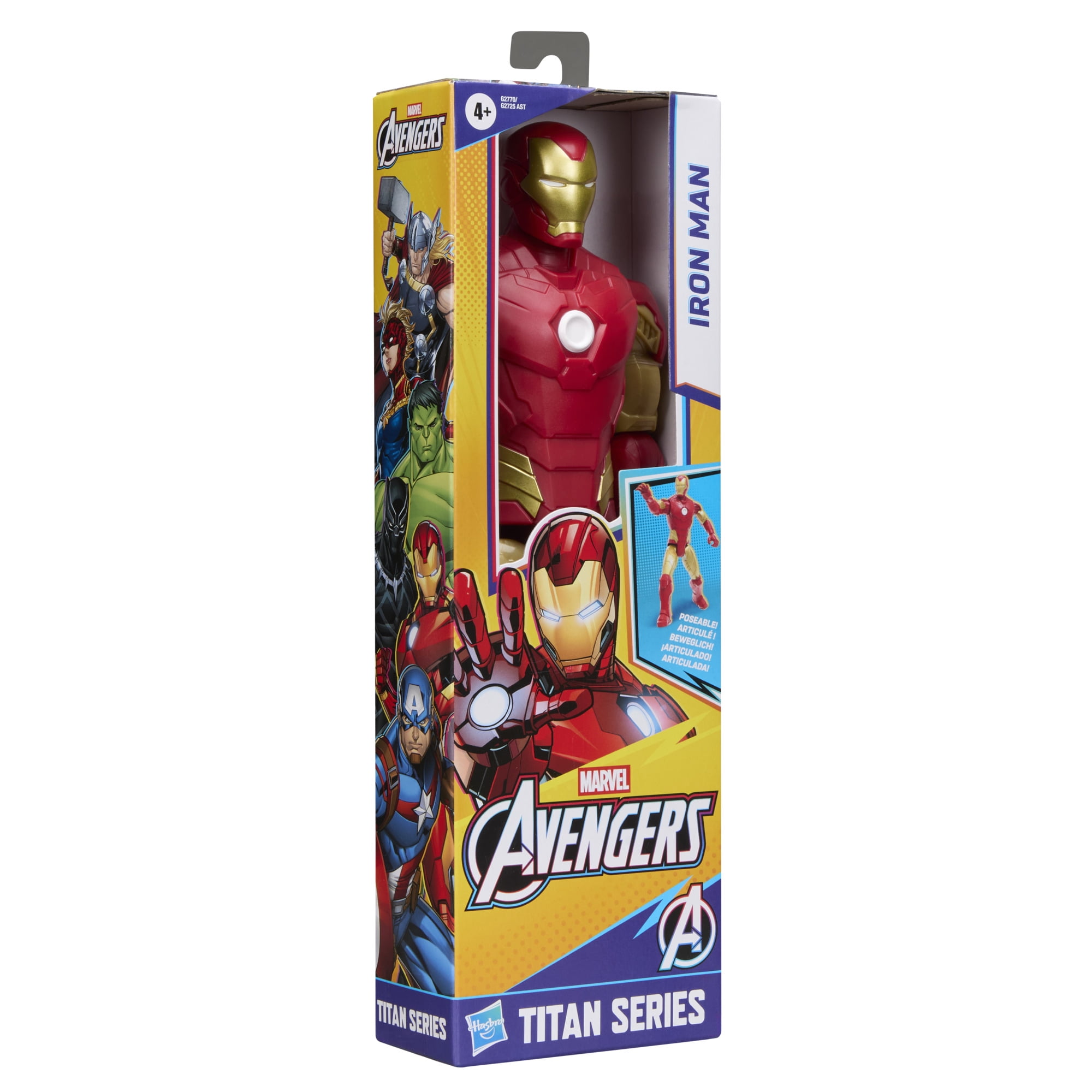 Marvel Avengers Titan Series Iron Man 11.5” (29.2 CM) Action Figure, Ages 4+