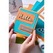 Sizzix Thinlits Die Set 10PK - Take Two's, Hello Sentiment by Stacey Park