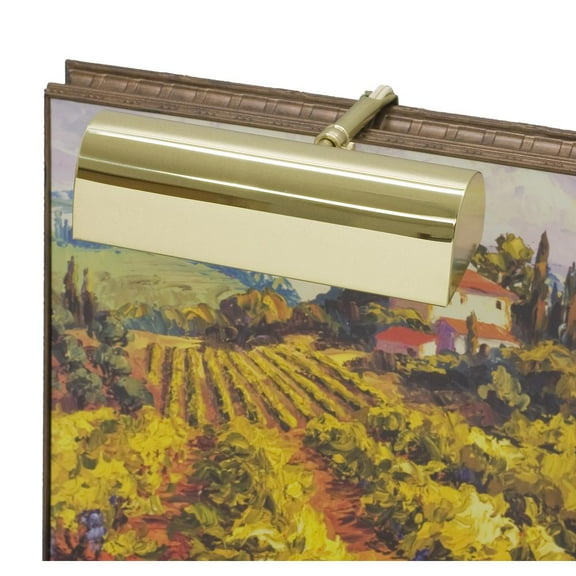 house of troy t8-61 classic traditional 40 watt 8 inch polished brass picture light wall light