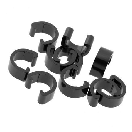 2x 10 Pack Cable Housing Bike Frames Clamps Brake Line Ties Guide Organizer Tying Management Buckles