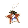 thumbnail image 1 of TheFound Festive Christmas Decoration Wood Cartoon Animal Hanging Tree Gift, 1 of 5