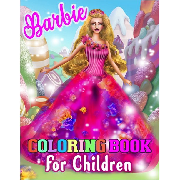 Barbie Coloring Book for Children : Barbie Princes Coloring Book With ...