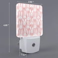 thumbnail image 2 of Cauagu Cute Rabbit Carrot Print LED Nightlight,0.5W Night Lights Plug into Wall 1 Pack with Dusk-to-Dawn Light Sensor Soft Glow Lamp for Bathroom Adult Hallway-, 2 of 7