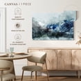 thumbnail image 5 of Elephant Stock Ice Landscape Abstract Wall Art - Horizontal Canvas Wall Art - Living Room Wall Decor - Abstract Canvas - Gray And Blue Decor - 24" x 16", 5 of 8