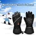 thumbnail image 4 of Snow deer Unisex Heated Gloves 7.4V 2200mAh Electric Rechargeable Winter Warm Glove Liners for Arthritis Raynaud Thin Gloves Riding Ski Snowboarding Hiking Cycling Hand Warmers, 4 of 10