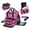 RoseRed, variant on Nail Polish Organizer Case Holds 80 Bottles (15ml/0.5 fl.oz) UV lamp, Gel Polish Case Bag with 2 Removable Pouches and Tools Storage Sections,Puple