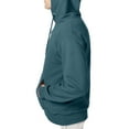 thumbnail image 3 of Hanes Ultimate Cotton Men's Fleece Pullover Hoodie, Warm Comfortable Hooded Sweatshirt, Cactus, S, 3 of 6
