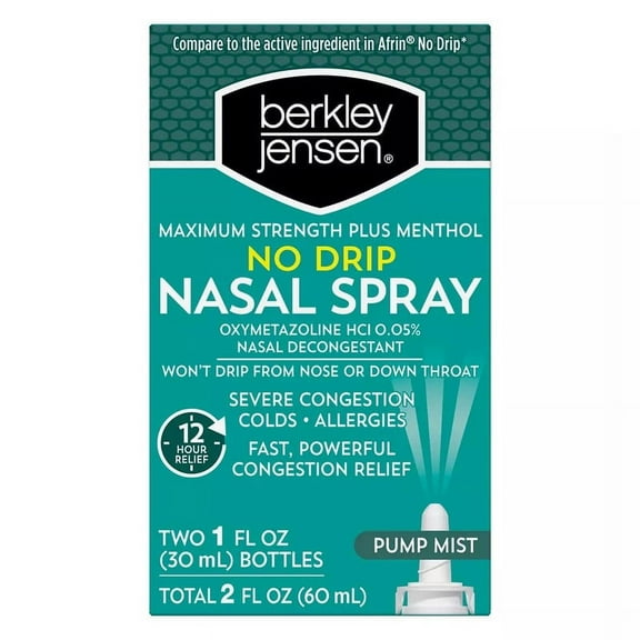 Berkley Jensen Severe Congestion Nasal Spray 30 ml - 2 Pack
