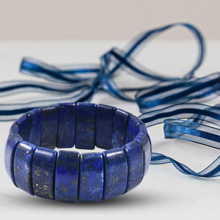 Chunky Lapis Lazuli Men's bracelet| Writer's block bracelet| store Throat chakra jewelry| Blue stone jewelry| Lapis Lazuli| Handmade UNISEX Gift