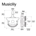 thumbnail image 2 of Oak-Grigsby Super 4-Pole 5-Way Pickup Selector Blade Switch Lever Switch for Strat Tele Style Electric Guitar, 2 of 5