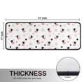 thumbnail image 5 of Kitchen Rugs Sets Of 2,White Cow Cow Head Pattern Anti Fatigue Kitchen Mat Rugs Non Slip Washable,Decorative Kitchen Floor Mats for Kitchen,Sink,Laundry,17"x47"+17"x47", 5 of 5