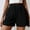 *2-Black, variant on VBVC Women's Drawstring High Waisted Shorts,Summer Breathable Trousers,Ladies Lightweight Workout Pants with Pockets,Black,S-2XL