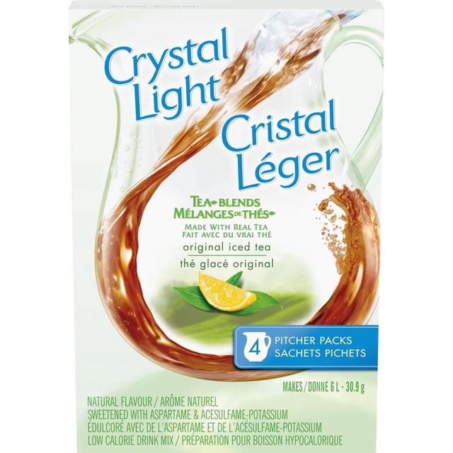 Crystal Light Iced Tea Powdered Drink Mix Pitcher Packs 30.9G