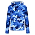 thumbnail image 4 of Afuyipoi Sun Protection Pullover for Men,Moisture-Wicking Integrated Face Cover Printed Tie-Dye Lightweight Cooling Hooded Top Blue 3XL, 4 of 7