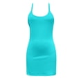 thumbnail image 4 of Women's Yoga Dress with Built-In Shorts and Padded Bra, Pocketed Activewear, 4 of 5