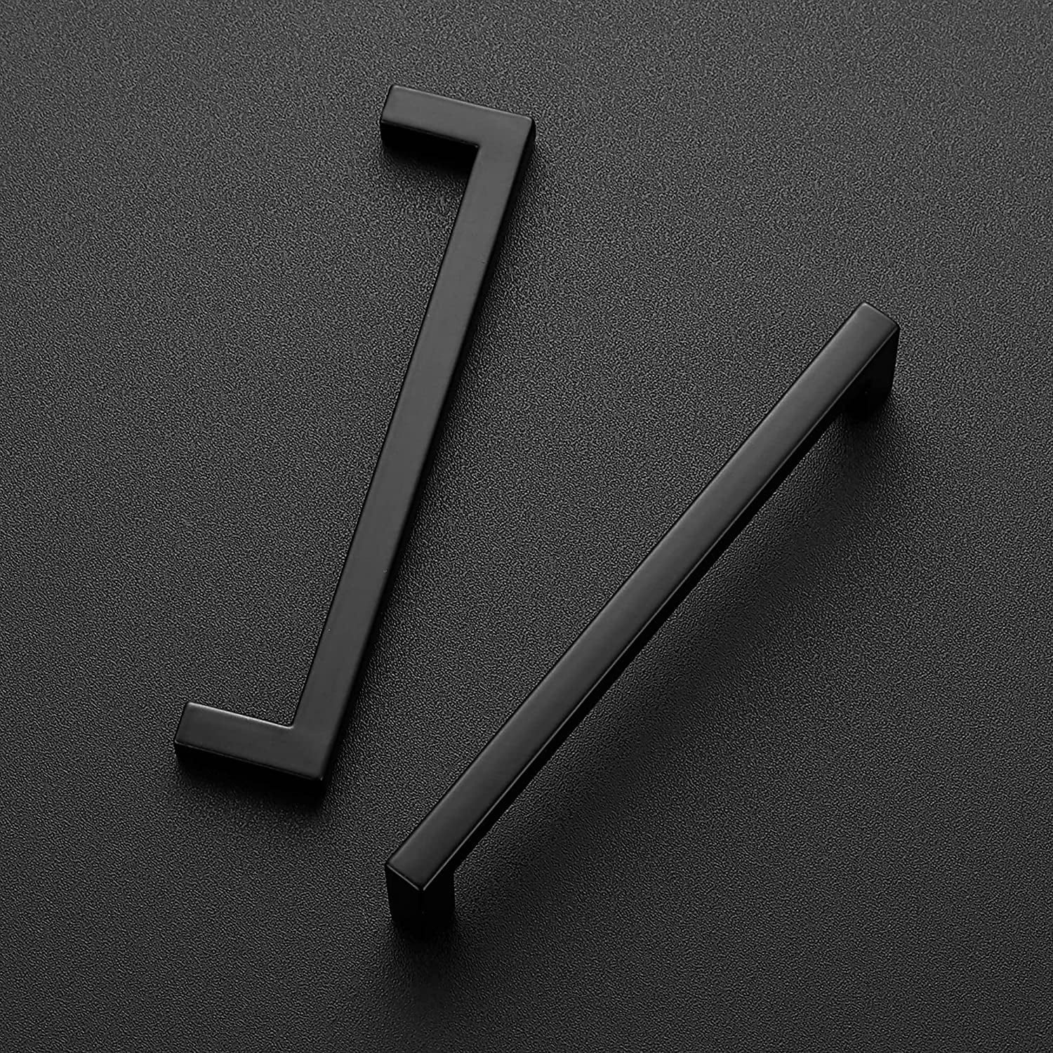 30 Pack Solid 3 Inch Center to Center Slim Square Bar Drawer Handles Kitchen Cabinet Handles Black Drawer Pulls Kitchen Cabinet Hardware Matte Black Dresser Pulls for Cupboard
