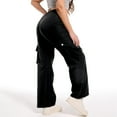 thumbnail image 1 of WILLBEST Pantalones Casuales Para Mujer: Diseño Extragrande Con Bolsillos Ocultos Con Cremallera Para Mayor Comodidad y Transpirabilidad En Actividades Deportivas y de Ocio Cotidianas., 1 of 5