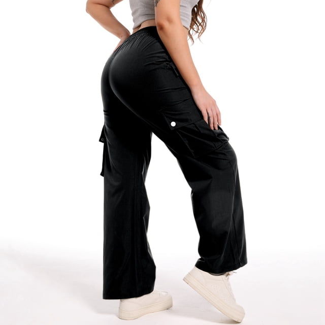 WILLBEST Pantalones Casuales Para Mujer: Diseño Extragrande Con Bolsillos Ocultos Con Cremallera Para Mayor Comodidad y Transpirabilidad En Actividades Deportivas y de Ocio Cotidianas.