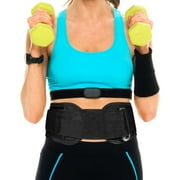 Healifty Waist Protective Belt Weight Lifting Belt for Lumbar Support Squats Women Men (Size L, Black)