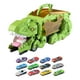 thumbnail image 2 of Juguete de Dinosaurio que Come Coches Cuticat Juego de Vehículos Verde, 2 of 8
