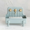 thumbnail image 2 of Creative Co-op Sink with Faucet Grey & Gold Metal Soap Dish, 2 of 5