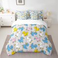 thumbnail image 2 of YST 7 Pcs Duck Comforter Set Twin Size,Cartoon Duck Bed in a Bag with Flat Sheet and Fitted Sheet for Kids and Adults,Farm Animal Bedding Set with Pillowcase and Sham Breathable, 2 of 5