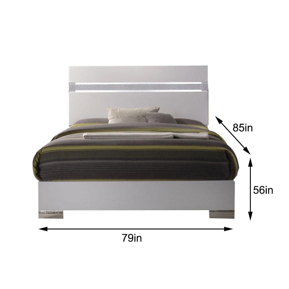 Acme Modern White Low Double King Bed With Headboard Walmart Com Walmart Com Acme Modern White Low Double King Bed With Headboard Walmart Com Walmart Com