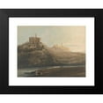 thumbnail image 2 of Thomas Girtin 18x15 Black Modern Framed Museum Art Print Titled - Warkworth Castle, Northumberland (ca. 1798), 2 of 5