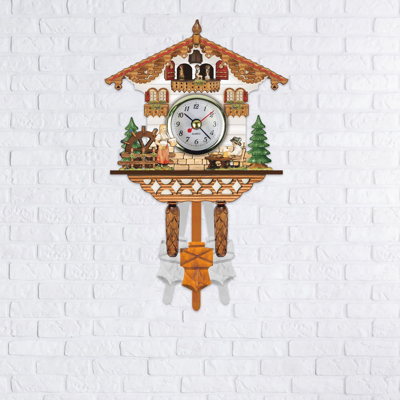 Buy TOYFUNNY Cuckoo Cuckoo Wall Clock Chime Alarm Clock Retro Clock