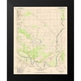 thumbnail image 2 of USGS 15x18 Black Modern Framed Museum Art Print Titled - Ayers Island Texas Quad - USGS 1985, 2 of 5