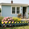 thumbnail image 5 of Plastic Flower Garden Stake Ornament Outdoor Yard Decorative Ground Insert Figurine For Patio Backyard Decoration, 5 of 5