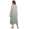 thumbnail image 3 of Moomaya Chemise de Nuit d'Allaitement à Col Rond Imprimé pour Femmes en Coton, 3 of 5