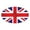 White, variant on CafePress - Union Jack UK Flag - Sticker (Oval)