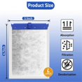 thumbnail image 5 of 12 Packs Large Filter for Whisper Bio-Bag Power Filters 20i,40i/IQ20,30,45,60/PF20,30,40,60, 5 of 5
