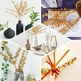 thumbnail image 5 of Efavormart Pack of 2 | 34" Metallic Gold Artificial Eucalyptus Leaf Spray, Tropical Leaves Vase Filler Floral Decoration, 5 of 11