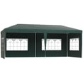 thumbnail image 1 of Outsunny 19' x 9' Party Tent Gazebo Canopy, Green, 1 of 10