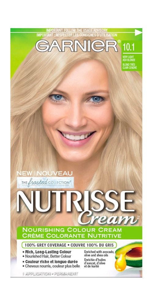 Garnier Nutrisse Ultra Crème, Permanent Hair Dye, Long-Lasting,1 unit, 100% Grey Coverage