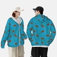 thumbnail image 6 of Daiia Sea Turtle UPF 50+ Sun Protection Hoodie Jacket Lightweight Long Sleeve Sun Shirt for Women Men with Pocket Hiking Outdoor-Large, 6 of 9