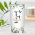 thumbnail image 2 of Personalized Initial F Tumbler 20oz, Monogrammed Gift for Women Birthday Mothers Day Religious Gift, Personalized Christian Gift for Women Initial Coffee Mug, 2 of 6