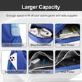 thumbnail image 2 of Hoedia Mochila deportiva con cordón – Bolsa de gimnasio para natación con cordón con compartimento para zapatos y bolsillo a prueba de humedad para mujeres y hombres, 2 of 5