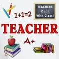 thumbnail image 3 of CafePress - Teachers Do It With Class White T Shirt - Men's White Classic Cotton T-Shirts, 3 of 4