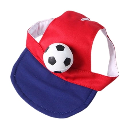 Pet Celebration Cap Polyester Football Style Adjustable Comfortable for Outdoor Color F One Size