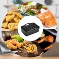 thumbnail image 5 of 2Pcs Silicone Air Fryer Liners for Ninja Foodi Dual DZ201, Non-Stick Reusable Basket Accessories, Fits 8 QT, Black, 5 of 7