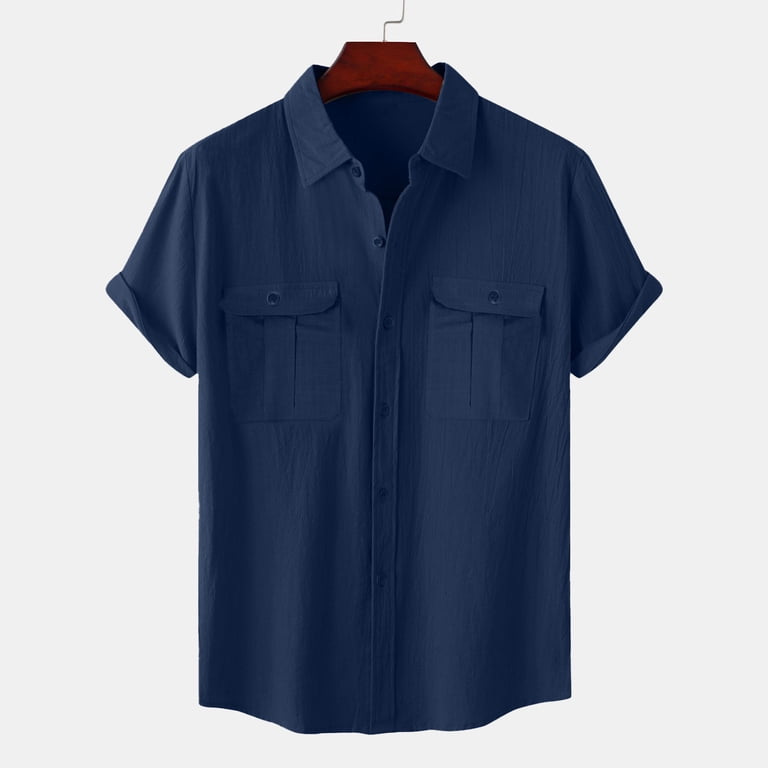 double button dress shirts Amazon.com: Cambkatl Men's Double-Breasted Dress Shirts, Shawl Collar V  Neck Long Sleeve Solid Color Business Work Shirts : Clothing, Shoes &  Jewelry