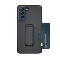 thumbnail image 3 of ANJ+ Rugged Dual Layer Shockproof Holster Case w/Card Slot, Kickstand + Tempered Glass for Samsung Galaxy S21 FE 5G - Cat Lover, 3 of 4