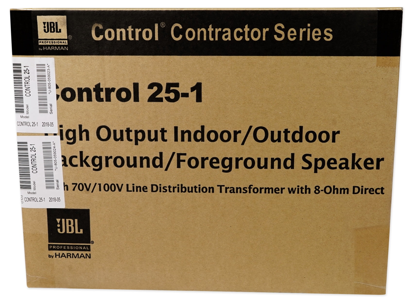 JBL Professional Control Control 25-1 200W Indoor/Outdoor 2-Way Speaker (Pair)