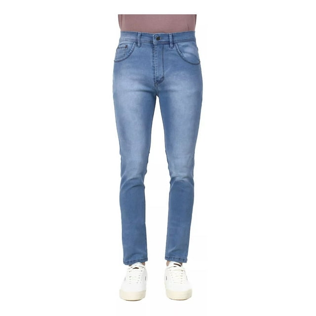 Pantalón Semiskinny De Mezclilla Strech Jeans Hombre Js-ravv