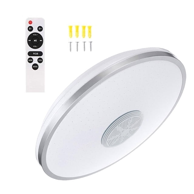 Matsuzay Luz de techo LED RGB 36 W Luz de techo LED con altavoz Bluetooth Lámpara de techo de cielo estrellado para dormitorios Decoración para sala de Accesorios para electrodomésticos Matsuzay HA047565-00