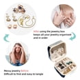 thumbnail image 4 of Starry Polar Bear Travel Portable Square Jewelry Box Organizer Earring Necklace Bracelet Holder Decorative Display Case Stand Storage Box, 4 of 6