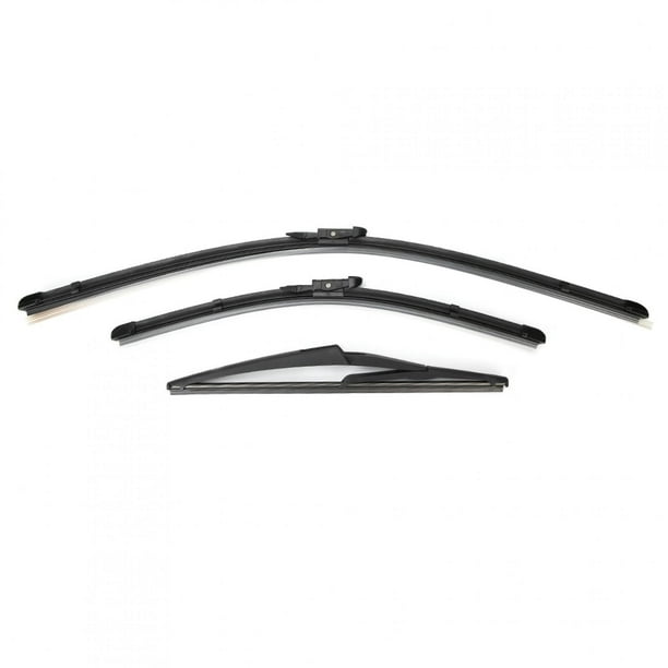 Escobillas limpiaparabrisas delanteras de 24 pulgadas, 16 pulgadas y 12 pulgadas, compatibles con Nissan Qashqai (2007-2013, conducción a la derecha).